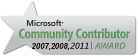 MSDN community contributor awards